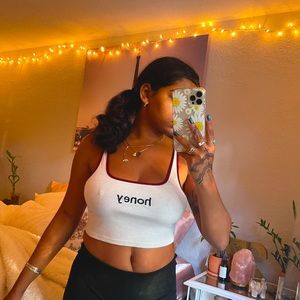 White (Honey) Tank Top